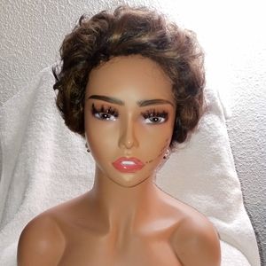 Tina 👩 | Brown, Short, Synthetic Wig